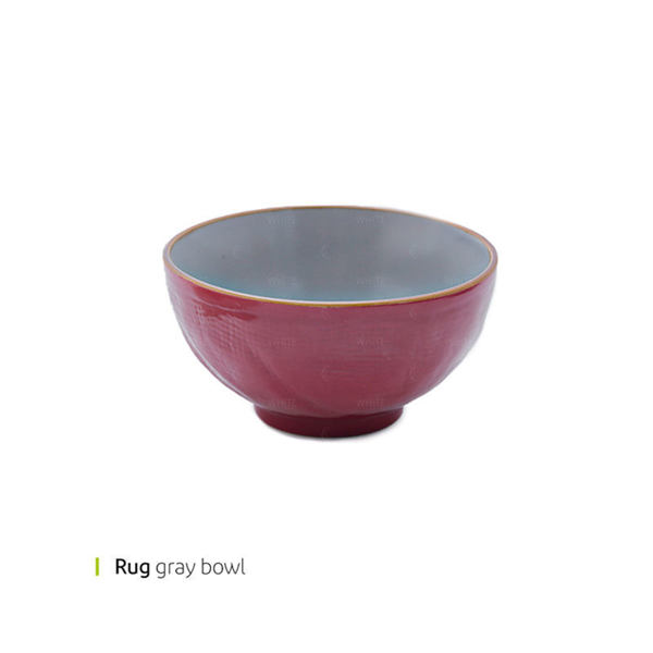 Picture of Rug gray bowl