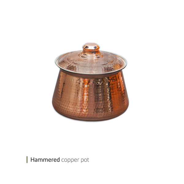 Picture of Hammered copper pot