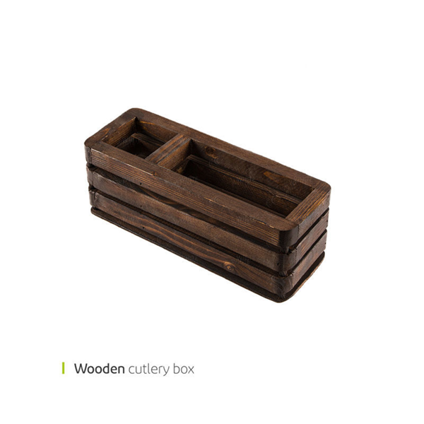 Picture of wooden cutlery box