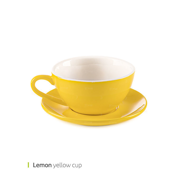 Lemon yellow cup