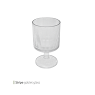 Picture of Stripe goblet glass