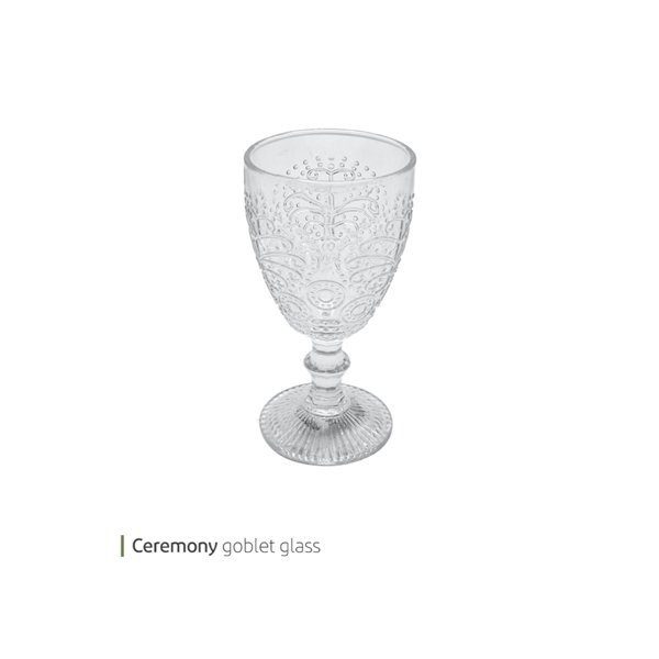 Ceremony goblet glass