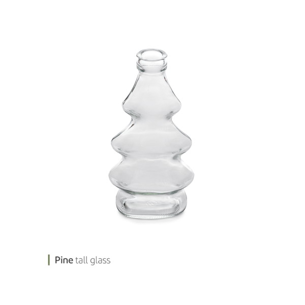 Pine tall glass