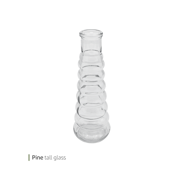 Pine tall glass