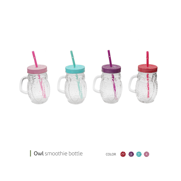 Owl smoothie bottle