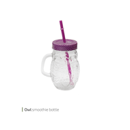 Owl smoothie bottle