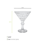 Lux cocktail glass