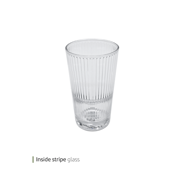 Inside stripe glass