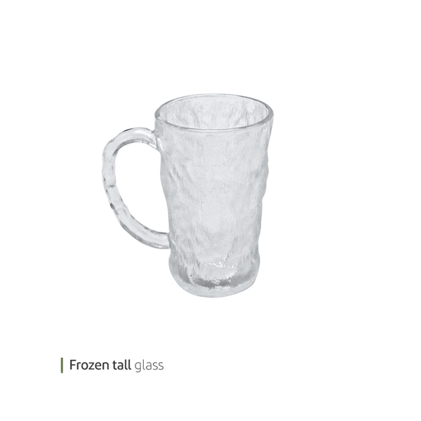 Frozen tall glass