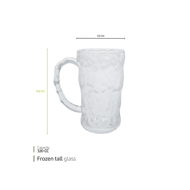 Frozen tall glass