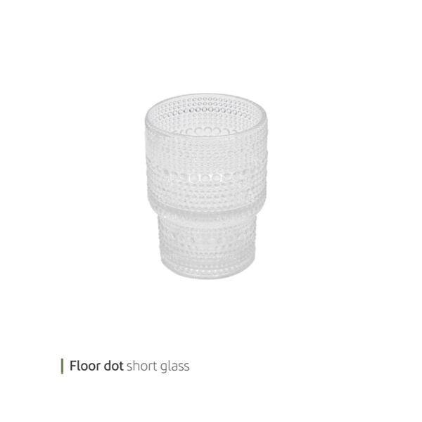 Floor dot short glass