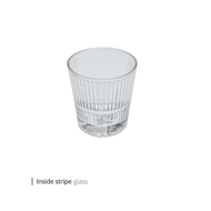 Inside stripe glass