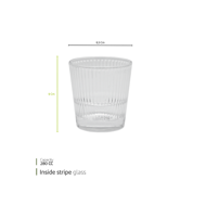 Inside stripe glass