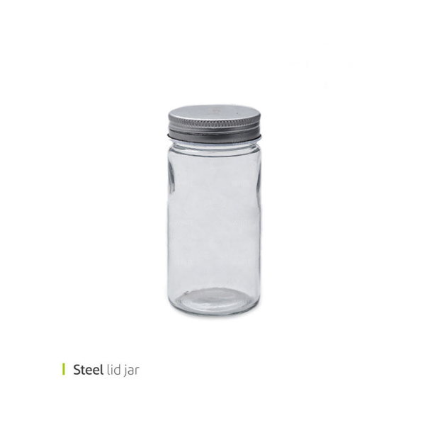 Steel lid jar