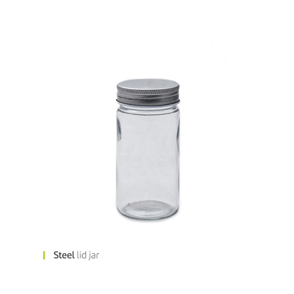 Steel lid jar