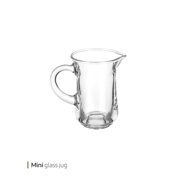 Mini glass jug