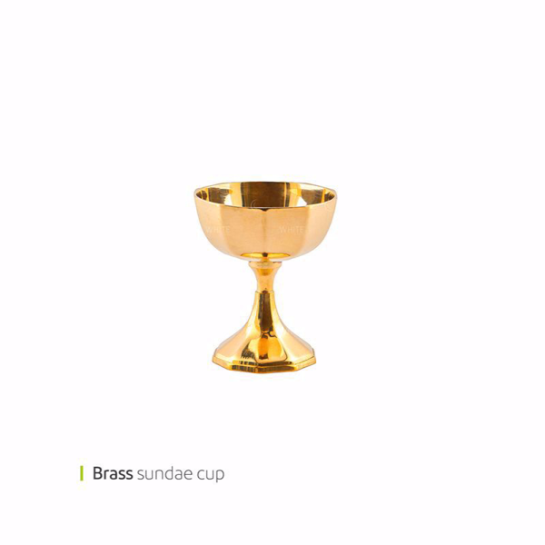 Brass sundae cup