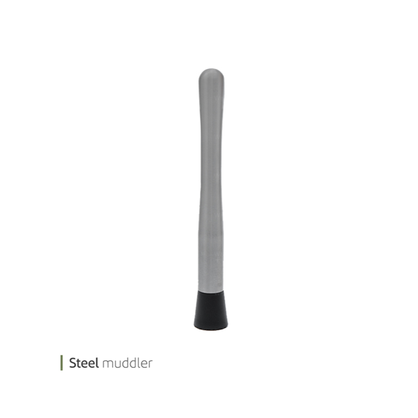 Steel muddler