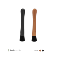 Steel muddler