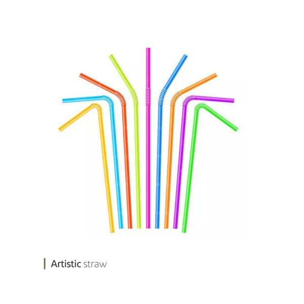 Artistic straw