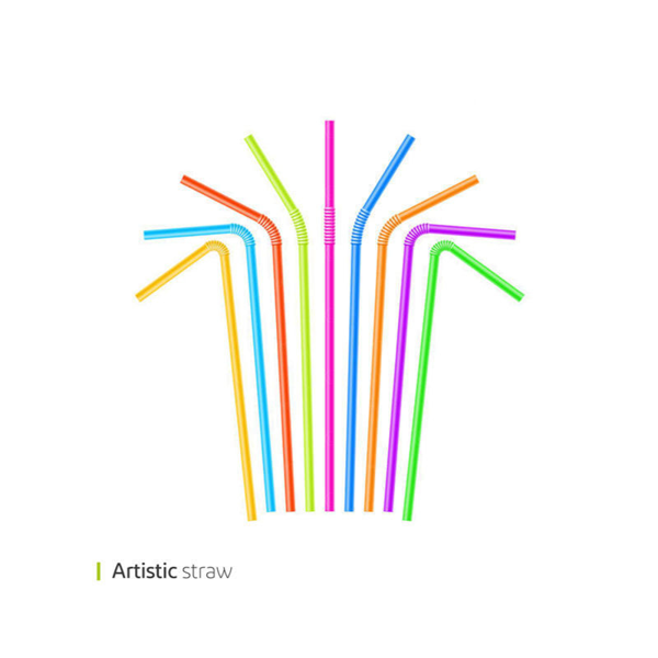 Artistic straw