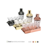 Steel set shot and shaker