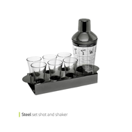 Steel set shot and shaker
