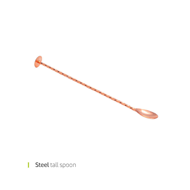 Steel tall spoon