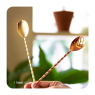 Steel tall spoon