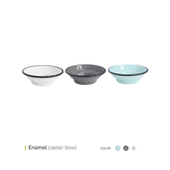 Enamel caeser bowl