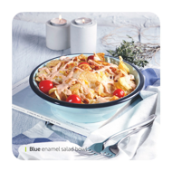 Enamel caeser bowl