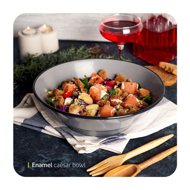 Enamel caeser bowl
