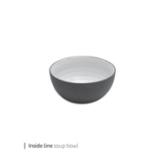Inside line soup bowl
