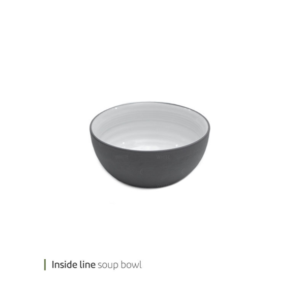 Inside line soup bowl