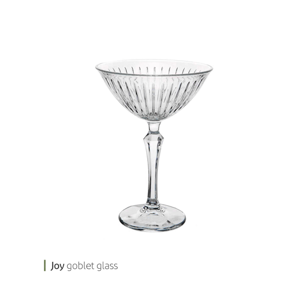 Joy goblet glass