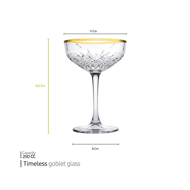 Timeless goblet glass - 250 CC