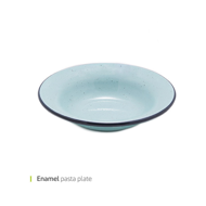 Enamel pasta plate