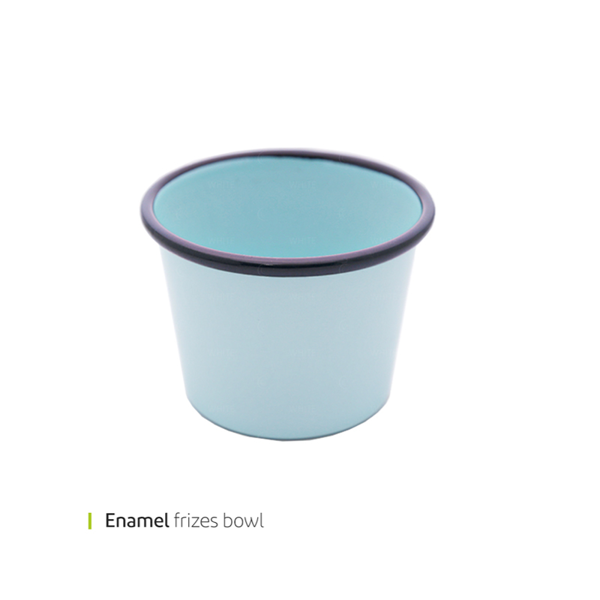 Enamel frizes bowl