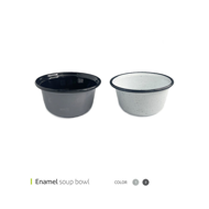 Enamel soup bowl