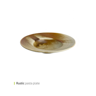 Rustic pasta plate