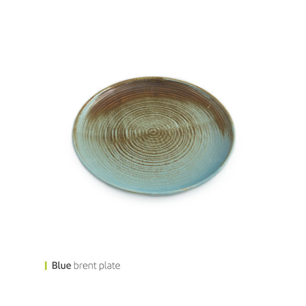 Blue brent plate