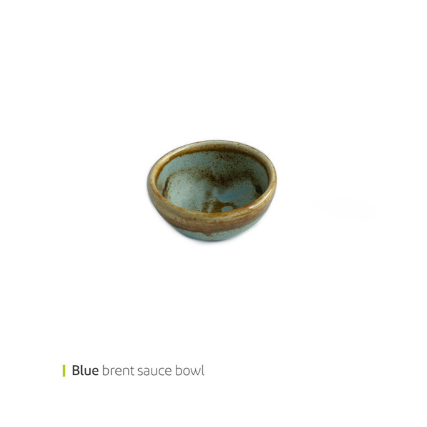 Blue brent sauce bowl