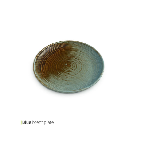 Blue brent plate
