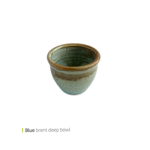 Blue brent deep bowl