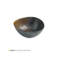 Coppa triangle salad bowl
