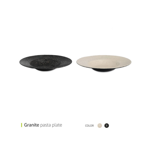 Granite pasta plate