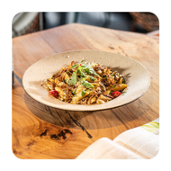 Granite pasta plate