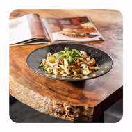 Granite pasta plate