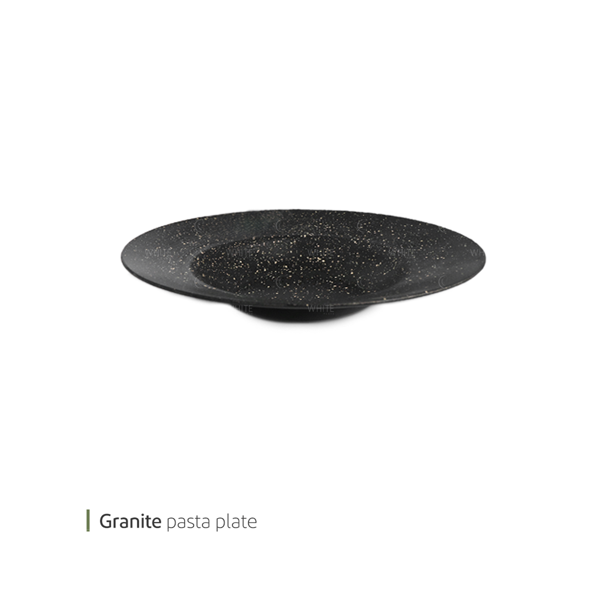 Granite pasta plate